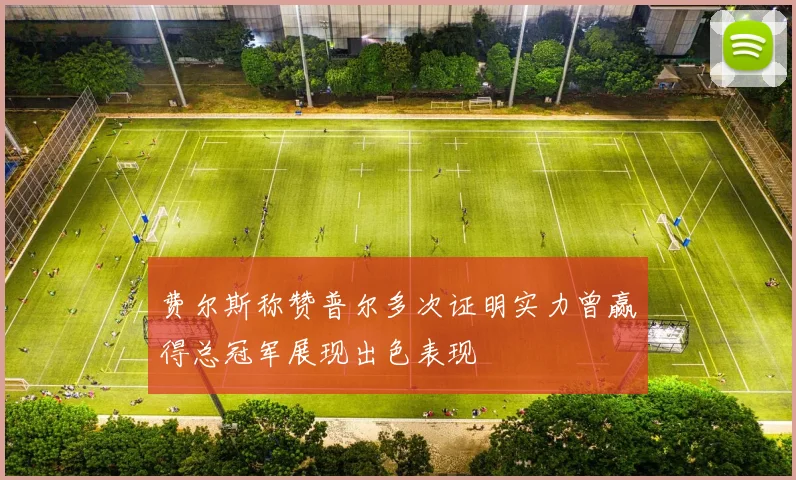 费尔斯称赞普尔多次证明实力曾赢得总冠军展现出色表现